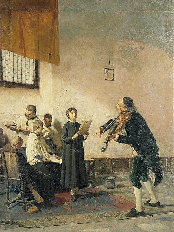 La vigilia della sagra - Pinacoteca di Brera, Milano